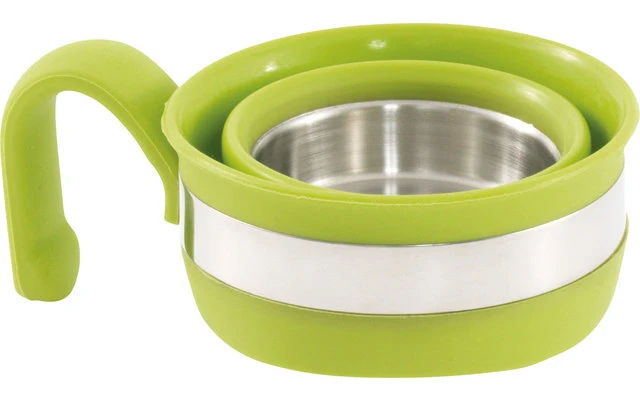 Outwell Tasse Pliable Vert Citron 2 Outwell Tasse Pliable Vert Citron