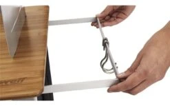 Outwell Padres XL Table De Cuisine Avec Plateau En Bambou