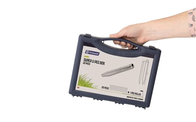 Outwell Super U Boîte De Piquets Argent 3 Outwell Super U Boîte De Piquets Argent