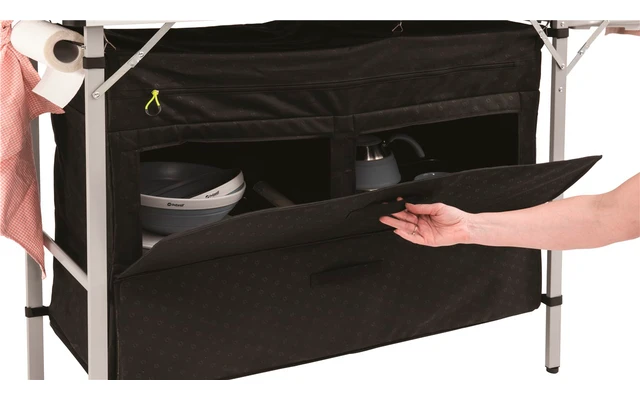 Outwell Magante Kitchen Unit Armoire De Cuisine Avec Plan De Travail 136 X 54 X 90/140 Cm 6 Outwell Magante Kitchen Unit Armoire De Cuisine Avec Plan De Travail 136 X 54 X 90/140 Cm – Image 4