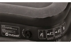 Outwell Excellet Matelas à Air Simple 200 X 80 Cm Noir/gris