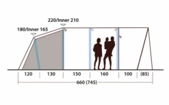 Outwell Hayward Lake 6ATC Tente Tunnel Gonflable 6 Personnes 15 Outwell Hayward Lake 6ATC Tente Tunnel Gonflable 6 Personnes -Outwell Magasin 789692 5207240