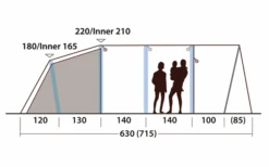 Outwell Hayward Lake 5ATC Tente Tunnel Gonflable 5 Personnes 15 Outwell Hayward Lake 5ATC Tente Tunnel Gonflable 5 Personnes -Outwell Magasin 789713 5206553
